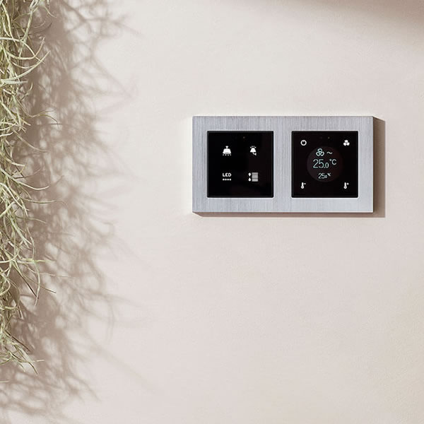 Modern Wall Mounted Smart Thermostat for HVAC Comfort Control