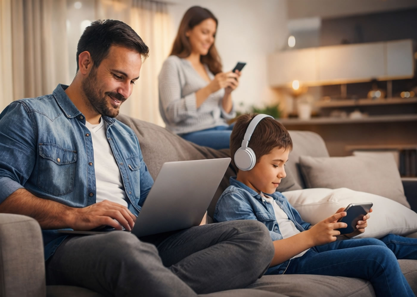 Reliable Home Data Network and Remote Support Monitoring Dashboard