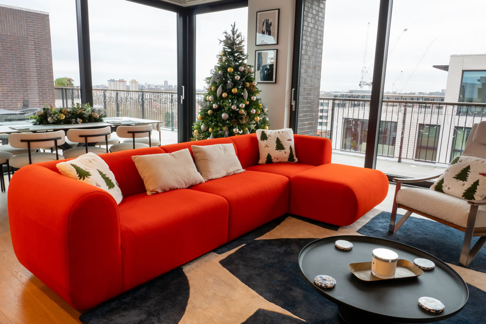 London skyline views from a smart-controlled luxury penthouse apartment