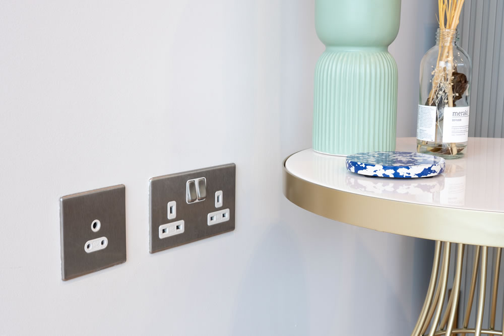 Hidden smart home cabling and infrastructure for KNX automation systems