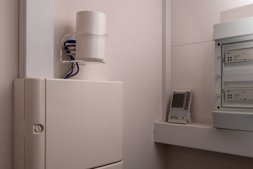 Smart home distribution board and electrical containment for penthouse upgrade